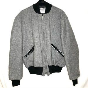 Vintage DeLong Varsity Bomber Jacket Size 44